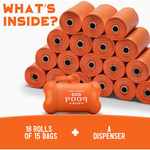 Пакеты для собачьих экскрементов ANGRY ORANGE