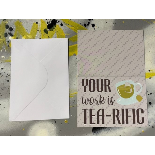 Конверт c открыткой "your work"