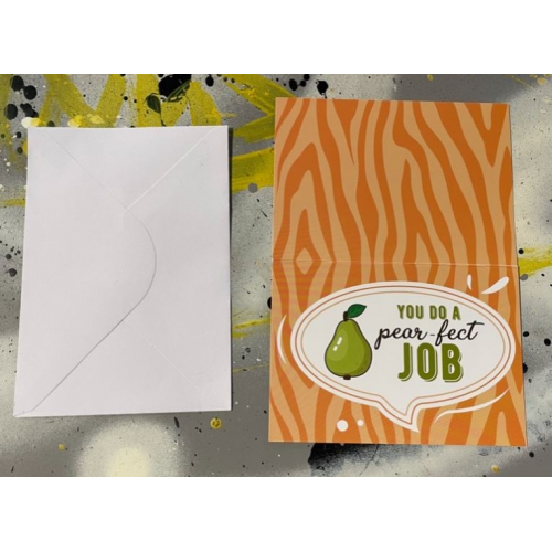 Конверт с открыткой "job"