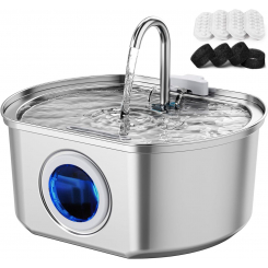 Поилка для кошек из нержавеющей стали