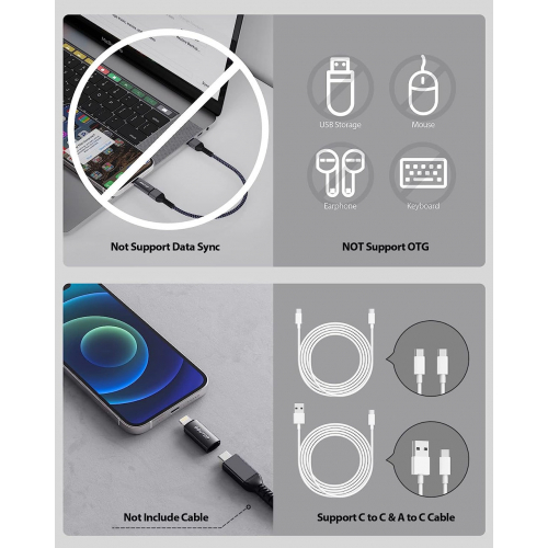 Адаптер USB C — Lightning