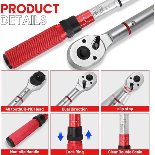 Динамометрический ключ 3/4 дюйма Uyecove