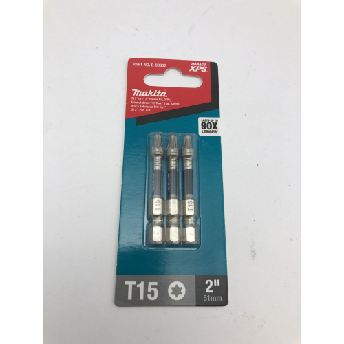 Бита Makita E-00832 Impact XPS T15 Torx 2", 3 шт./уп.
