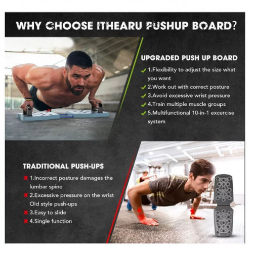 Портативная отжимающая доска для фитнеса