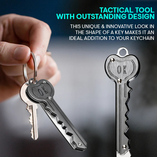 Нож-ключ в форме черного сердца Good Worker 4207-EZ