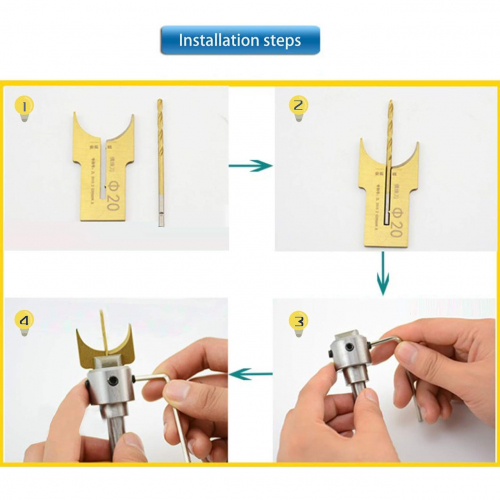 Набор фрез с твердосплавными шариковыми лезвиями