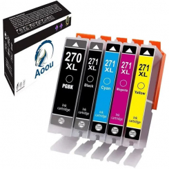 Картриджи с чернилами, упаковка из 5 штук