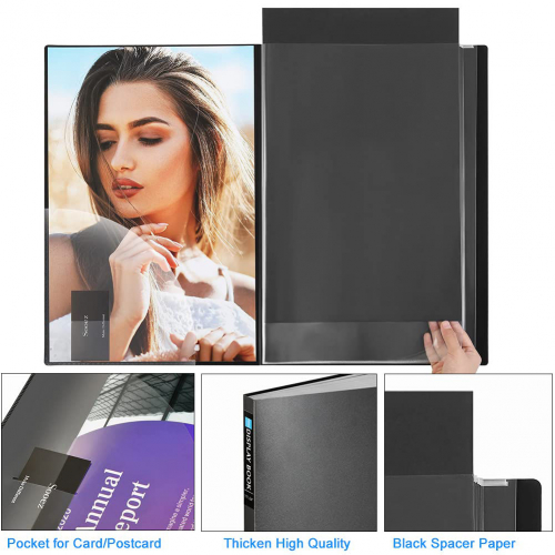 Сверхмощная папка Sooez с пластиковыми рукавами 18x24