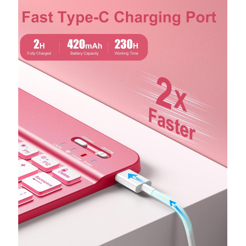 Чехол Hamile для iPad 11-го и 10-го поколений с клавиатурой