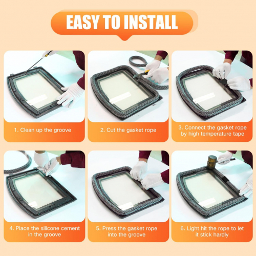 Прокладка дровяной печи