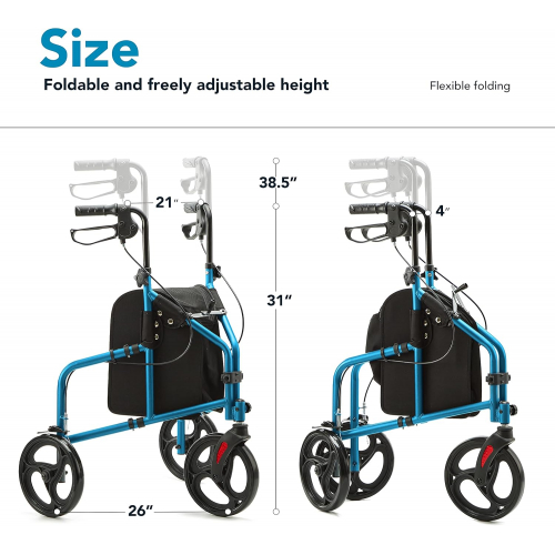 Ходунки OasisSpace 3-х колесные