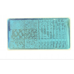 Пластина для стемпинга (12 узоров)