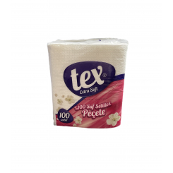 Tex салфетки бумажные, 100шт 