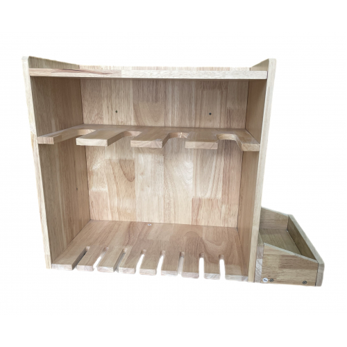 Деревянный настенный органайзер для инструментов