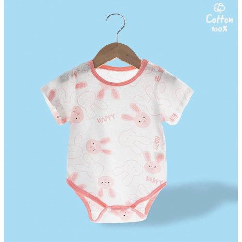 Универсальный детский боди-комбинезон с забавным принтом — комфорт на каждый день (0-3 мес.)