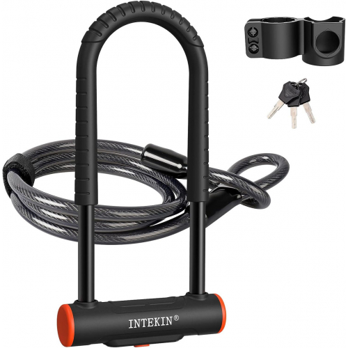 INTEKIN Bike U Lock Сверхмощный велосипедный замок