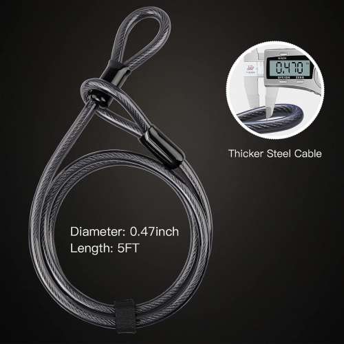 INTEKIN Bike U Lock Сверхмощный велосипедный замок