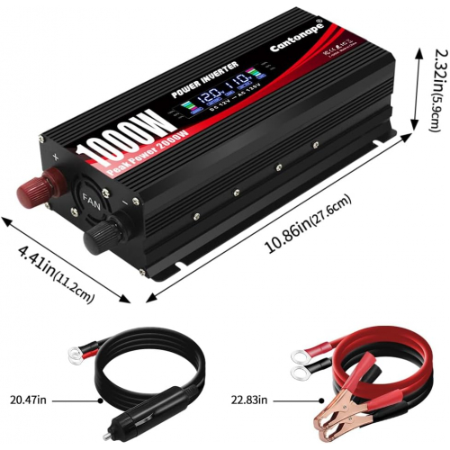 Автомобильный инвертор мощностью 1000 Вт