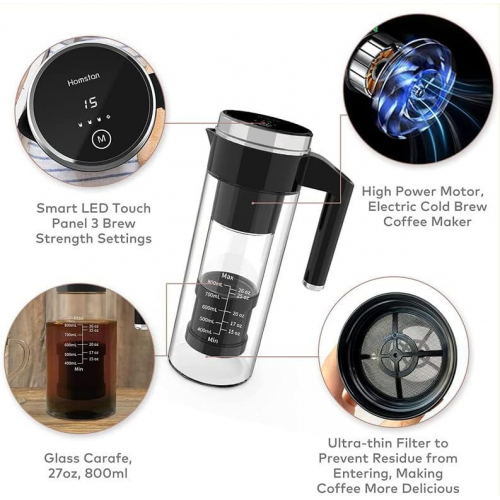 Электрическая кофеварка для холодного заваривания Homstan