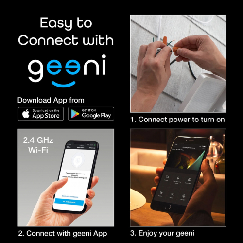 Проводная камера-прожектор Geeni Sentry