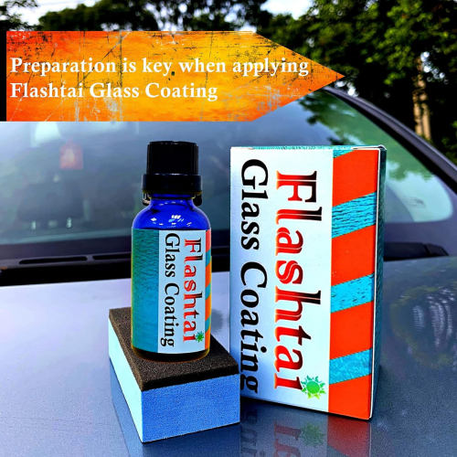 Flashtai Glass Coating — долговечное керамическое покрытие для стёкол автомобиля