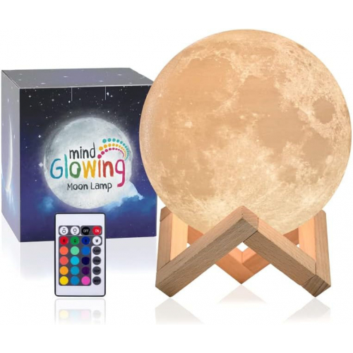 Светящаяся луна — 3D лунный ночник для детской спальни