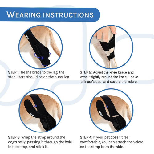 Наколенник MerryMilo для собак на заднюю лапу