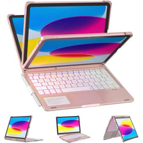 Чехол BABG для iPad 10-го поколения с клавиатурой (2022 г.)