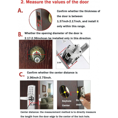 Кодовый замок для входной двери Gimkok S-806