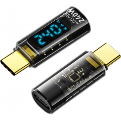Комплект из 3 адаптеров USB C с цифровым дисплеем