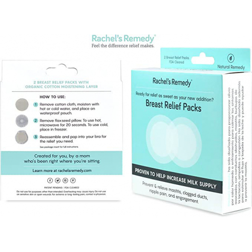 Наборы для облегчения груди от Rachel's Remedy при грудном вскармливании