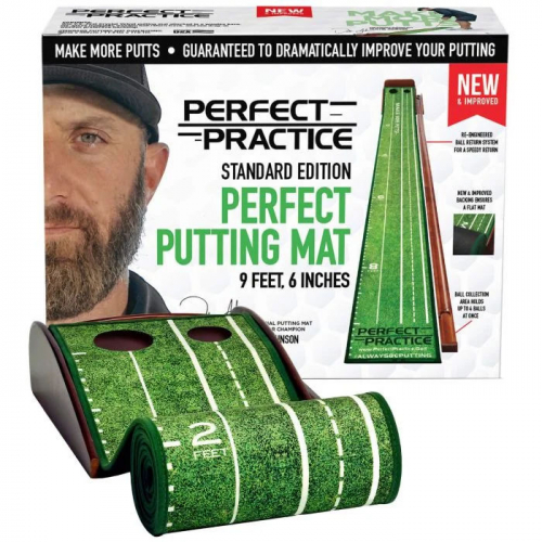 Perfect practice perfect putting mat - коврик для игры в гольф дастина джонсона