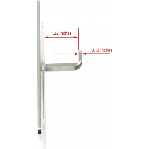 System X Storage SVS 042-3 Короткий одинарный крючок из нержавеющей стали