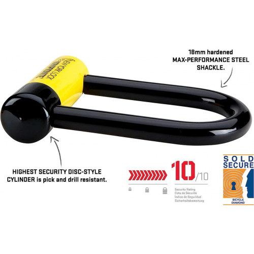 Сверхмощный противоугонный велосипедный U-образный замок Kryptonite