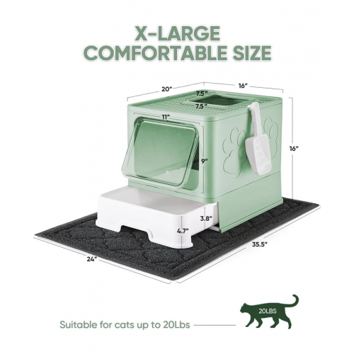 Кошачий туалет с крышкой 