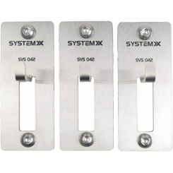 System X Storage SVS 042-3 Короткий одинарный крючок из нержавеющей стали