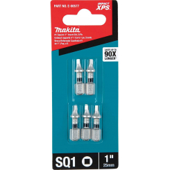 Makita E-00577 Вставка Impact XPS #1, квадратная, 1 дюйм, 5 шт./уп.