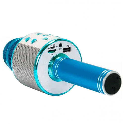 Микрофон Helmet KTV WS-858 Синий