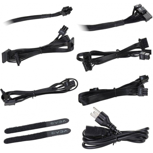 EVGA 110-BQ-0600-K1 600 BQ, 80+ Bronze 600 Вт, полумодульный вентилятор FDB