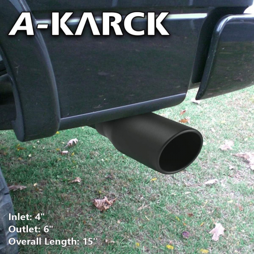 Черный наконечник глушителя для грузовика