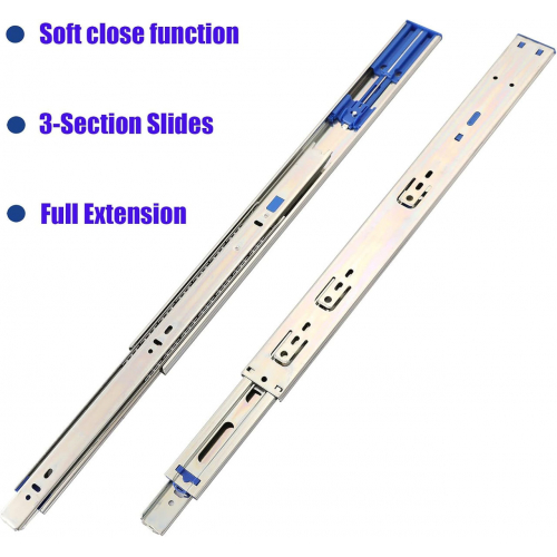 Пара направляющих для ящиков с мягким закрытием