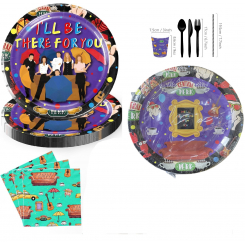 Набор одноразовой посуды «Друзья» для вечеринки