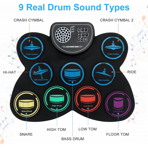 Тренировочный пэд для 9 ударных инструментов