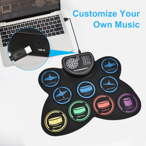 Тренировочный пэд для 9 ударных инструментов