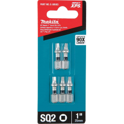 Makita E-00583 Вставка Impact XPS #2, квадратная, 1 дюйм, 5 шт./уп.