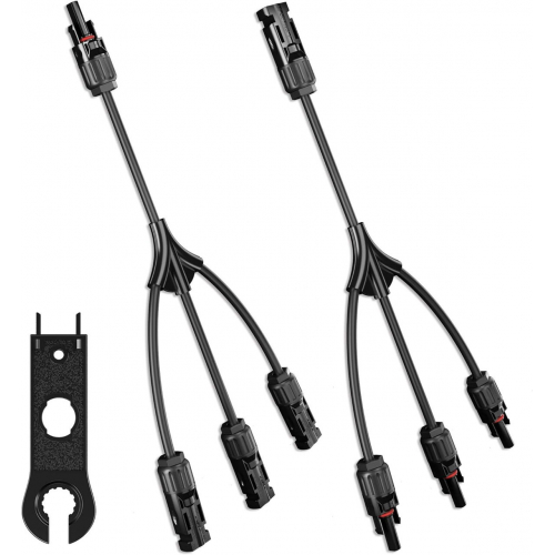 OYMSAE Солнечные разъемы Y-образный параллельный адаптерный кабель