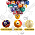 Billmart Billiard Balls Set 16 шаров для бильярдного стола