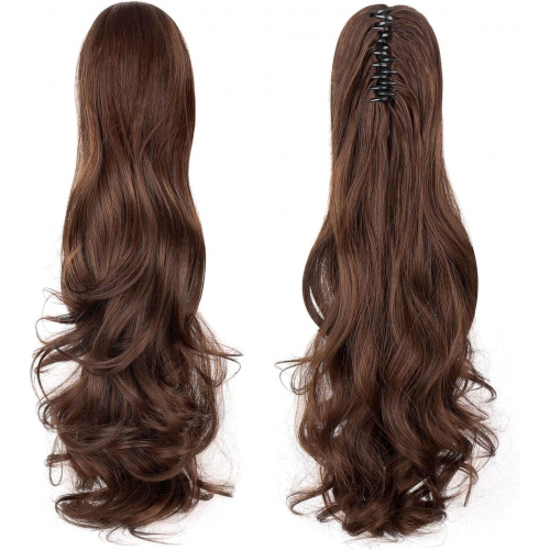 Синтетический вьющийся волнистый шиньон