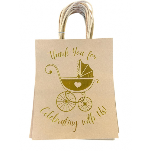 Подарочный пакет (бежевый)