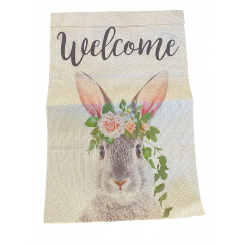 Двусторонняя салфетка (кролик, welcome)